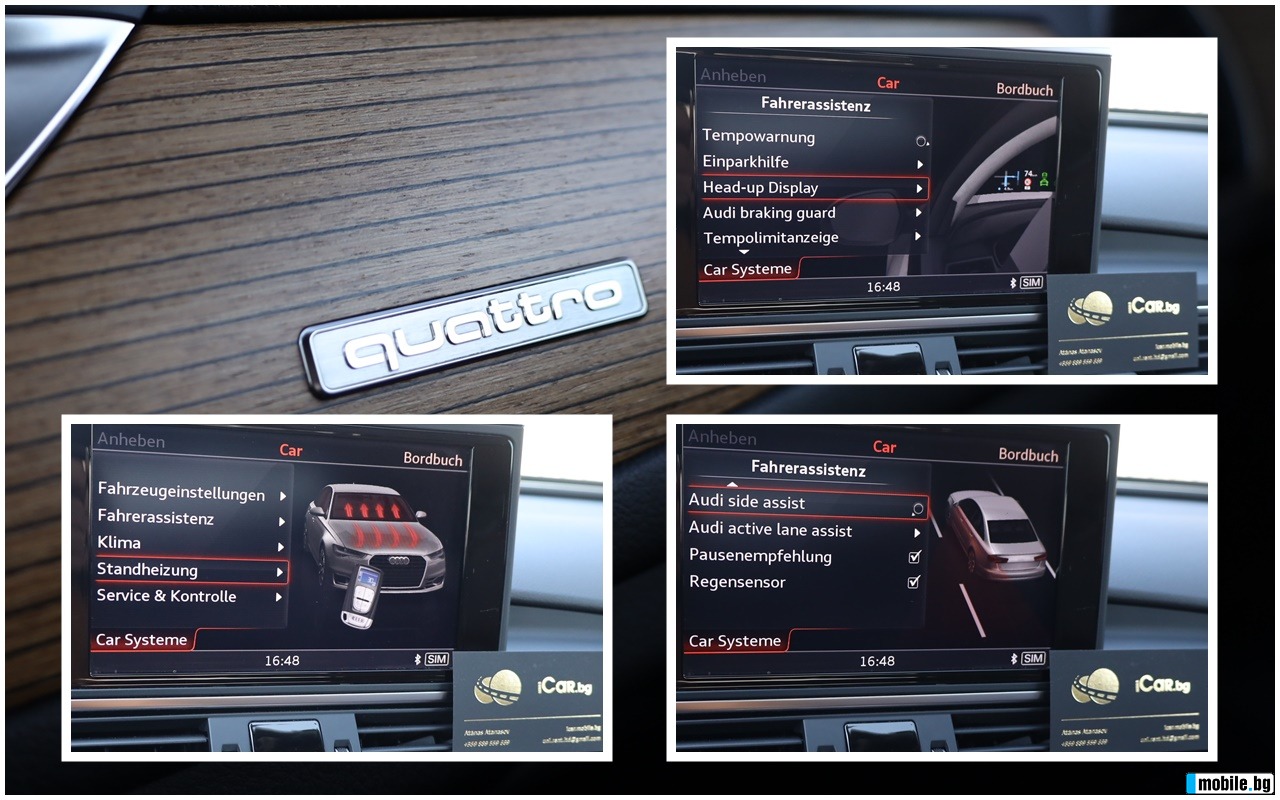 Audi A6 2.0TDI quattro MATRIX#MASSAGE Sitzklima#Soft @iCar | Mobile.bg   12