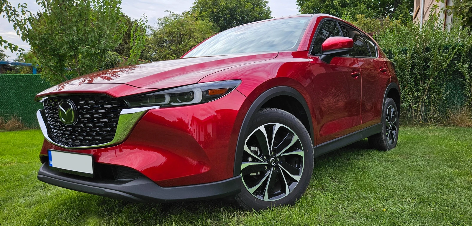 Mazda CX-5 PREMIUM;RED SOUL CRYSTAL цвят; 4X4; 21000km; 2024г - изображение 3 | Auto.bg Mazda CX-5 PREMIUM;RED SOUL CRYSTAL цвят; 4X4; 21000km; 2024г - изображение 3