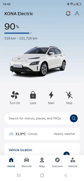 Hyundai Kona 64 kWh 100 SOH | Auto.bg — изображение 11 Hyundai Kona 64 kWh 100 SOH | Auto.bg — изображение 11
