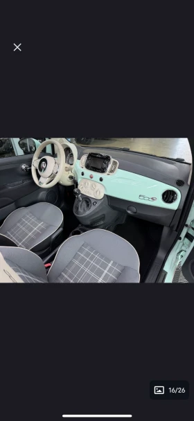 Fiat 500 - 7500 € / 14668.73 лв. - 84200513 11 | Car24.bg Fiat 500 - 7500 € / 14668.73 лв. - 84200513 11