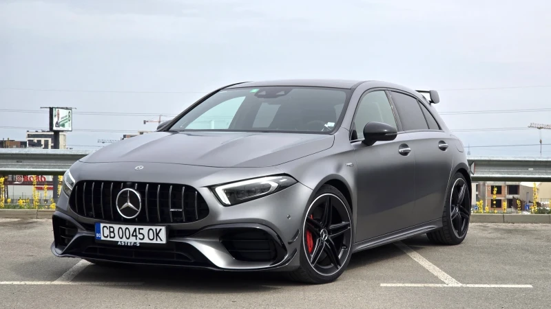 Mercedes-Benz A45 AMG S 4MATIC+ / 421HP / BUCKETSEATS / FULL - 40000 € / 78233.20 лв. - 86796369 1 | Car24.bg Mercedes-Benz A45 AMG S 4MATIC+ / 421HP / BUCKETSEATS / FULL - 40000 € / 78233.20 лв. - 86796369 1