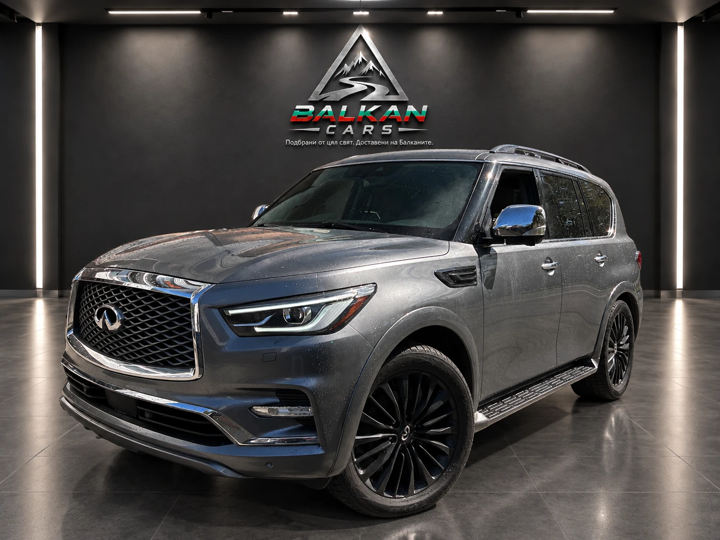 Infiniti QX80 AWD* Обдух* Подгрев* 360* BOSE Perf* M.Точка | Auto.bg — изображение 1 Infiniti QX80 AWD* Обдух* Подгрев* 360* BOSE Perf* M.Точка | Auto.bg — изображение 1