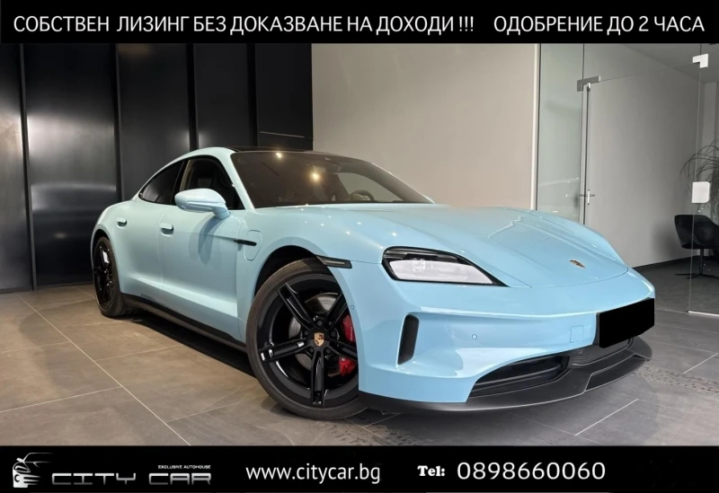Porsche Taycan 4S/FACELIFT/SPORT CHRONO/BOSE/PANO/360/ - 203980 лв. / 104293.32 € - 39935583 1 | Car24.bg Porsche Taycan 4S/FACELIFT/SPORT CHRONO/BOSE/PANO/360/ - 203980 лв. / 104293.32 € - 39935583 1