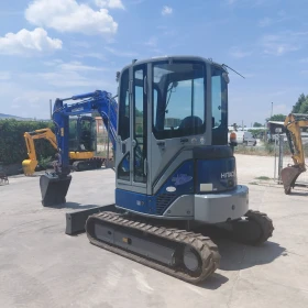 Обява за продажба на Багер Hitachi ZX35U * КЛИМАТИК, БЪРЗОСМЕННИК, ЛИНИЯ ЗА ЧУК *