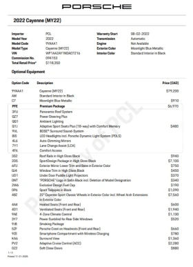 Porsche Cayenne * AWD * CARFAX * БЕЗ ПЪРВОНАЧАЛНА ВНОСКА - 94700 лв. / 48419.34 € - 22627207 17 | Car24.bg Porsche Cayenne * AWD * CARFAX * БЕЗ ПЪРВОНАЧАЛНА ВНОСКА - 94700 лв. / 48419.34 € - 22627207 17