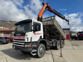 Scania P 94 Plfinger 15002 - 10м , 6х4 , кофа и ротатор