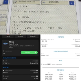Ford Kuga 1.5 ECOBOOST KEYLESS ITALY - 7700 € / 15059.89 лв. - 40560250 15 | Car24.bg Ford Kuga 1.5 ECOBOOST KEYLESS ITALY - 7700 € / 15059.89 лв. - 40560250 15