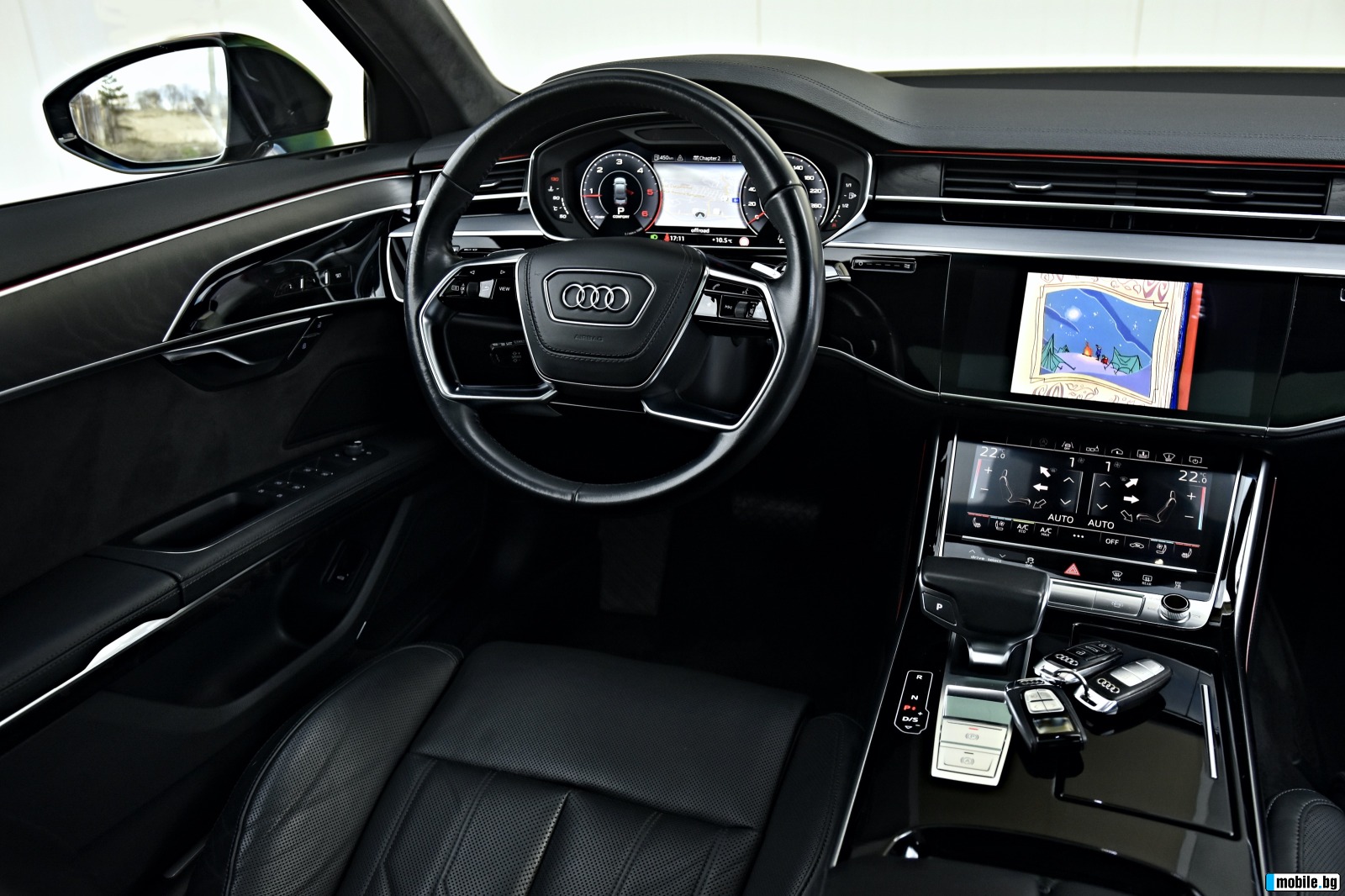 Audi A8 5.0TDI SPORT 3xTV B&O 360 PANO FULL | Mobile.bg   10