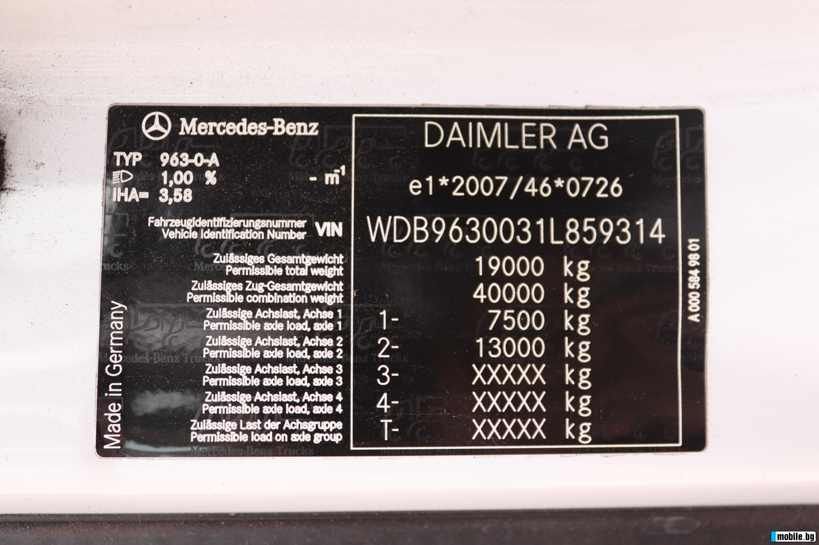 Mercedes-Benz Actros 1830 E6 Retarder 3  | Mobile.bg   12