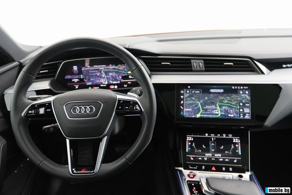 Audi E-Tron S/ SPORTBACK/ B&O/ HEAD UP/ 360/ PANO/ MATRIX/  | Mobile.bg   10