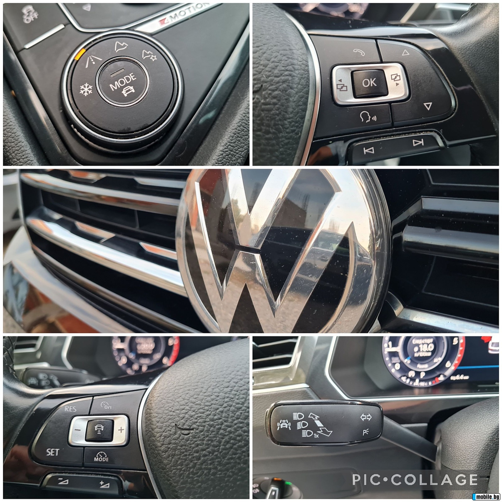 VW Tiguan 2.0TDI-190kc/4x4/DISTRONIK/LINE ASSIST  | Mobile.bg   13