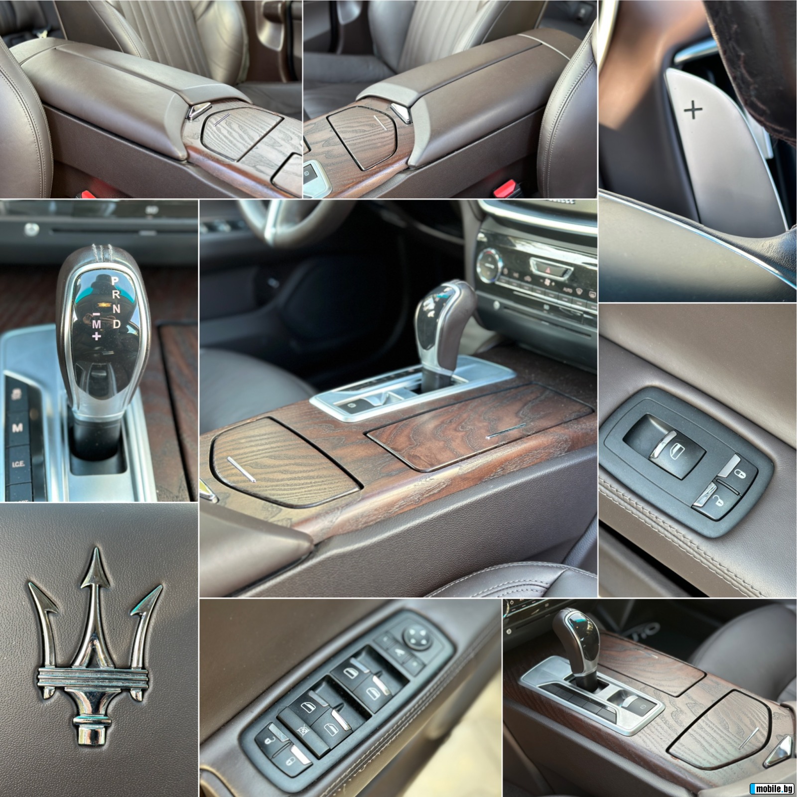 Maserati Ghibli SQ4#4x4#KEYLESS#OBDUH#PODGREV#CAMERA#MAXX FULL  | Mobile.bg   15