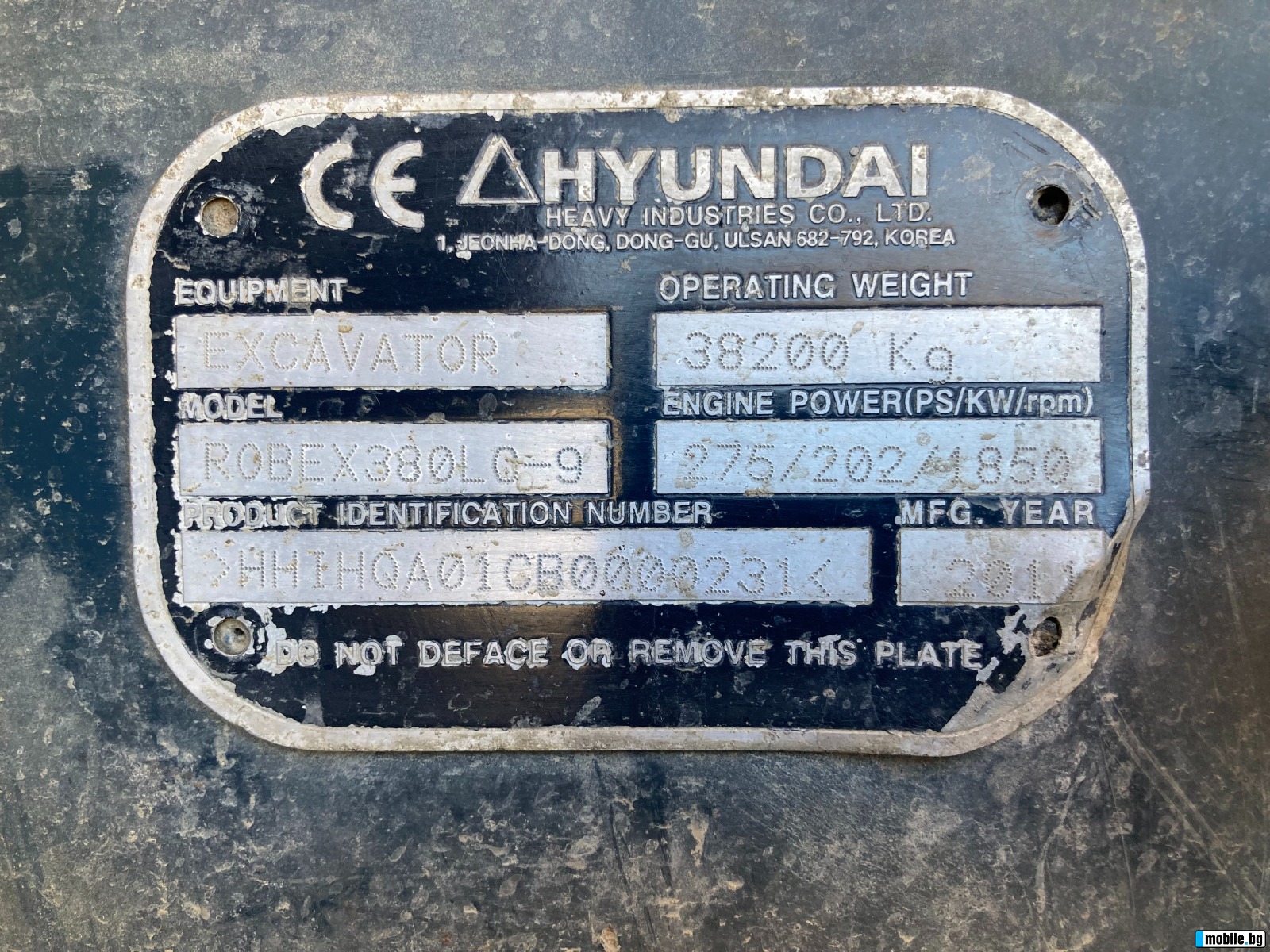  Hyundai 380-LC9 | Mobile.bg   5