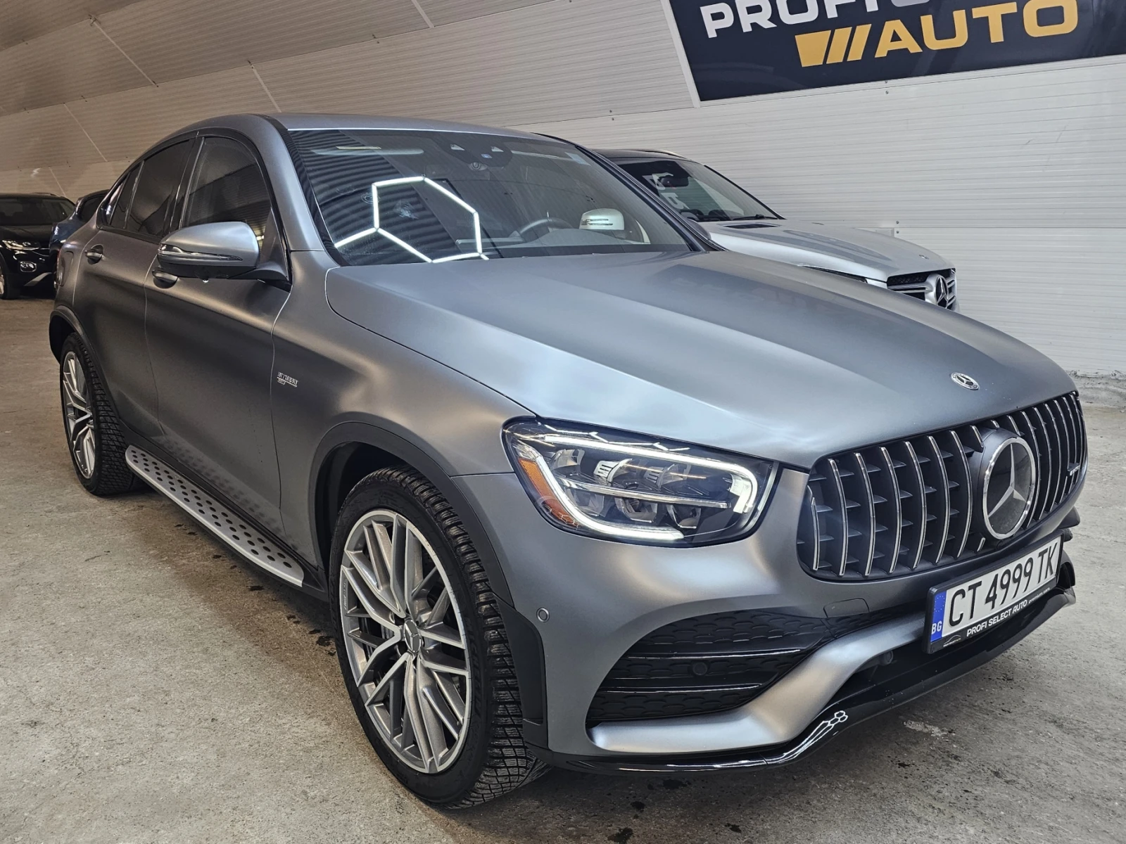 Mercedes-Benz GLC 43 AMG coupe#16000km#silver magno matt# Biturbo | Mobile.bg   1
