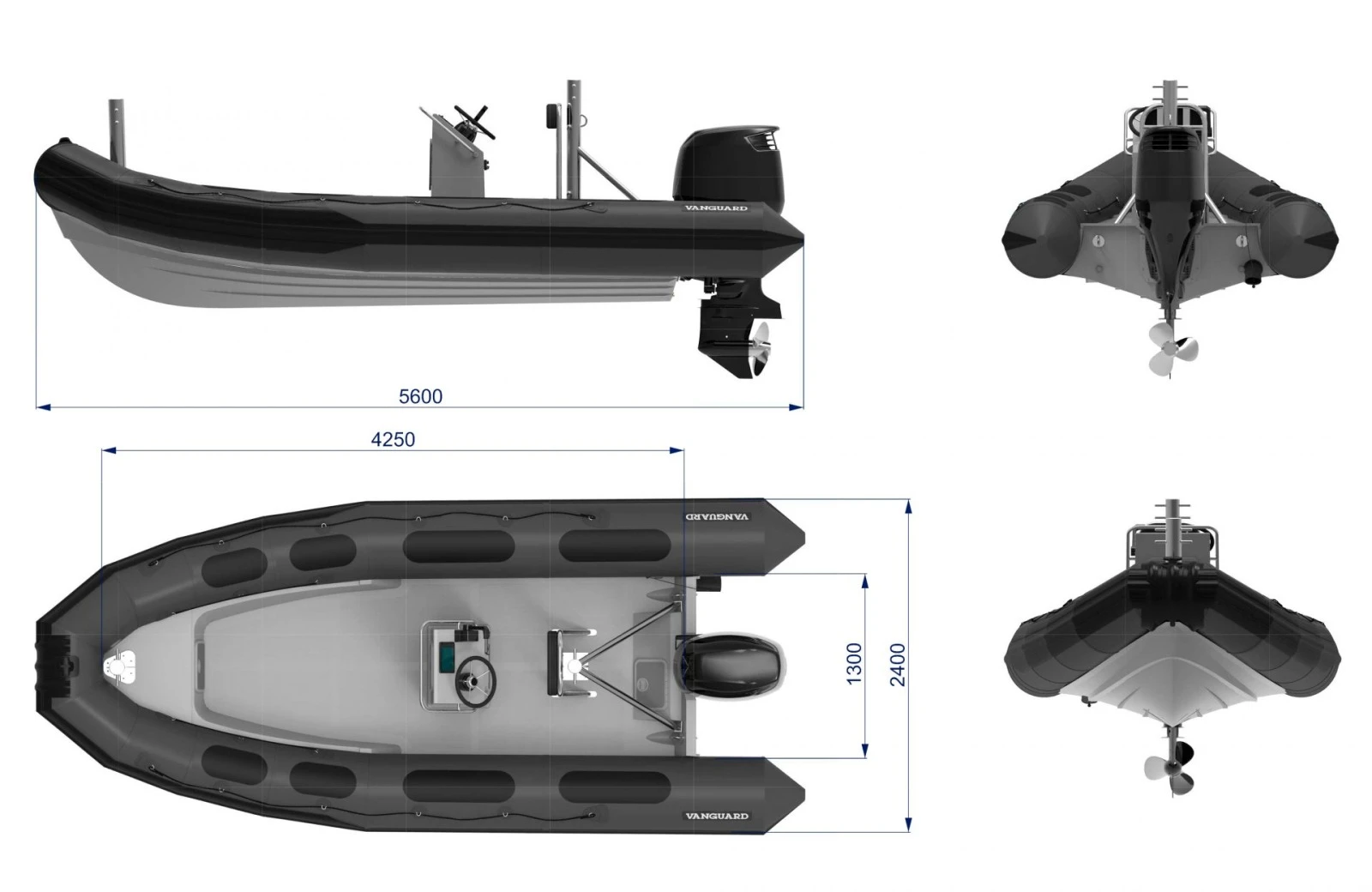 Надуваема лодка Vanguard DR-560 - изображение 3