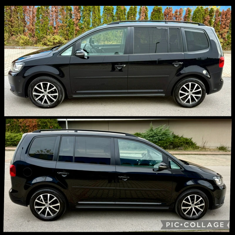 VW Touran 1.6 TDi/105kc/6ck/LED/Подгрев/* Facelift* , снимка 7 - Автомобили и джипове - 52495941