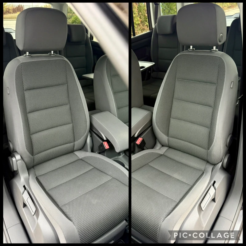 VW Touran 1.6 TDi/105kc/6ck/LED/Подгрев/* Facelift* , снимка 9 - Автомобили и джипове - 52495941