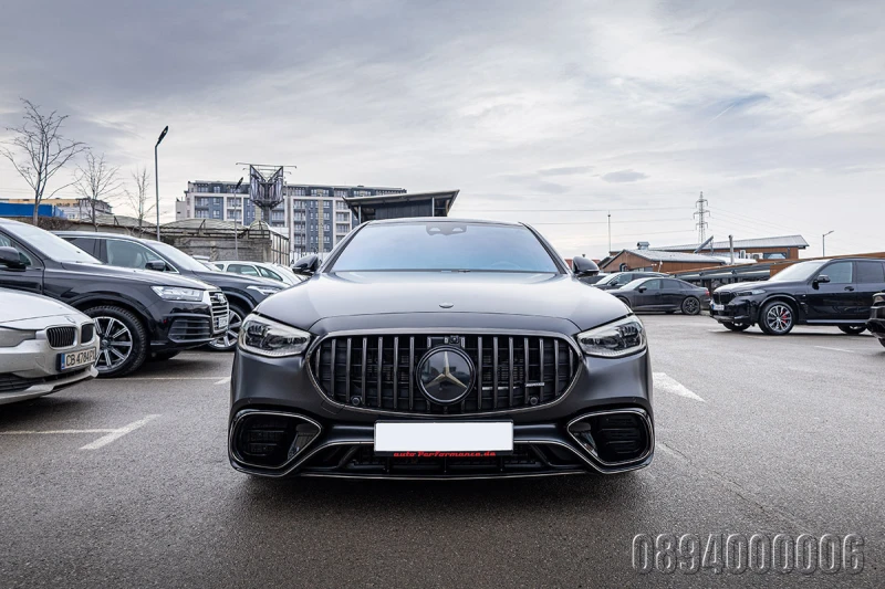 Mercedes-Benz S 63 AMG E-PERF MAGNO CARB CERAM BURM 4D 3xTV MANUFAKTUR, снимка 2 - Автомобили и джипове - 53224937