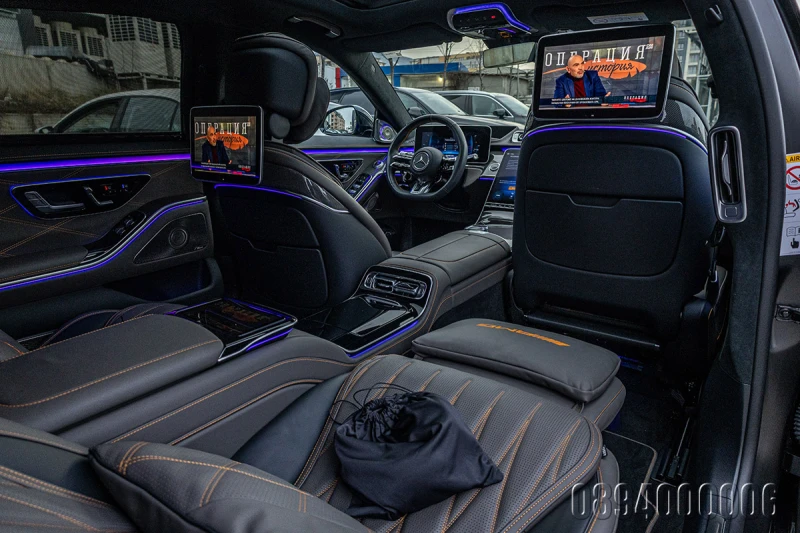 Mercedes-Benz S 63 AMG E-PERF MAGNO CARB CERAM BURM 4D 3xTV MANUFAKTUR, снимка 9 - Автомобили и джипове - 53224937
