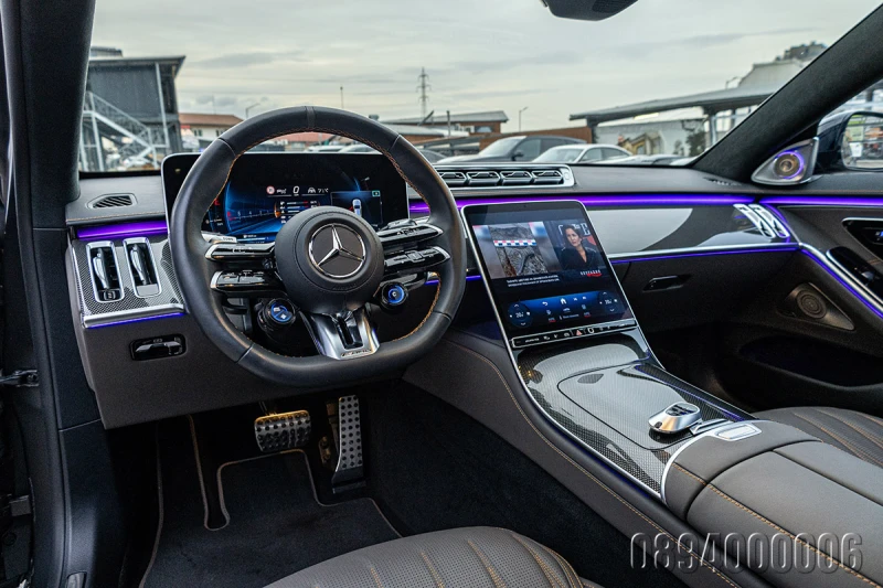 Mercedes-Benz S 63 AMG E-PERF MAGNO CARB CERAM BURM 4D 3xTV MANUFAKTUR, снимка 11 - Автомобили и джипове - 53224937