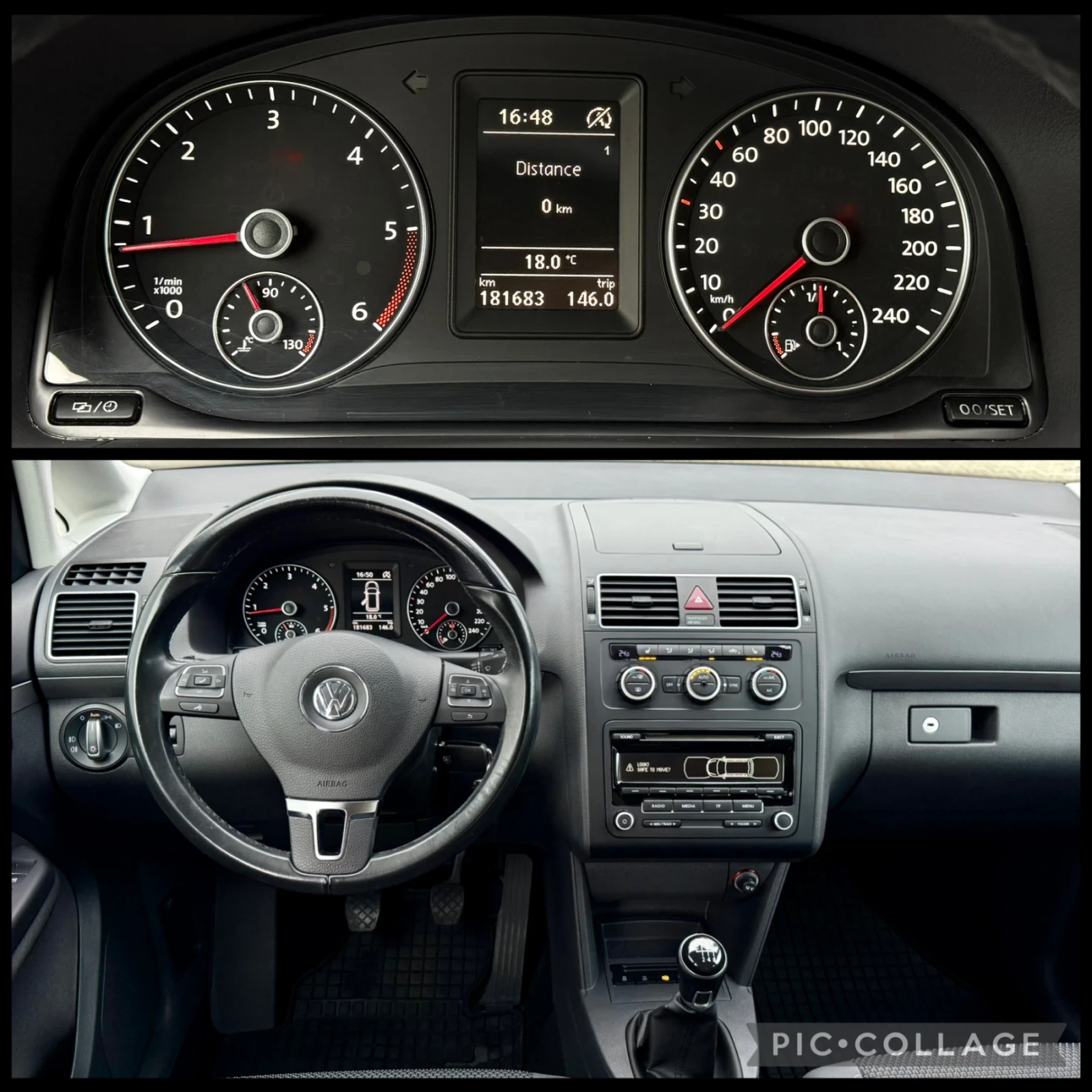 VW Touran 1.6 TDi/105kc/6ck/LED//* Facelift*  | Mobile.bg   11