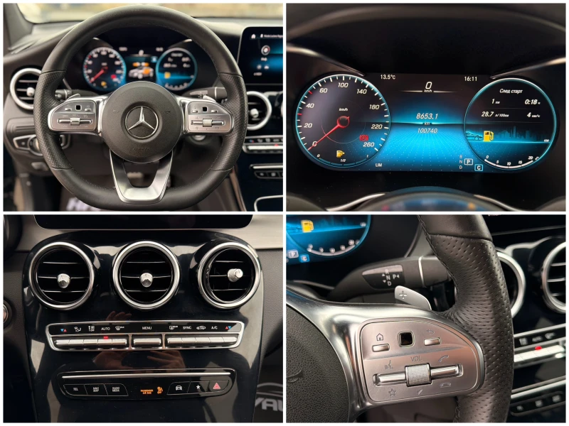 Mercedes-Benz GLC 220 d= Coupe= 4Matic= AMG= Digital Cockpit= 360* Камер, снимка 16 - Автомобили и джипове - 53513425