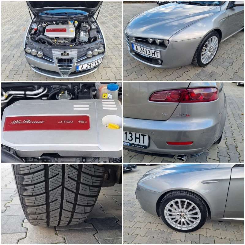 Alfa Romeo 159 1.9JTDm 16V 150кс / 6 СКОРОСТИ / СЕДАН 2008г., снимка 17 - Автомобили и джипове - 52944453