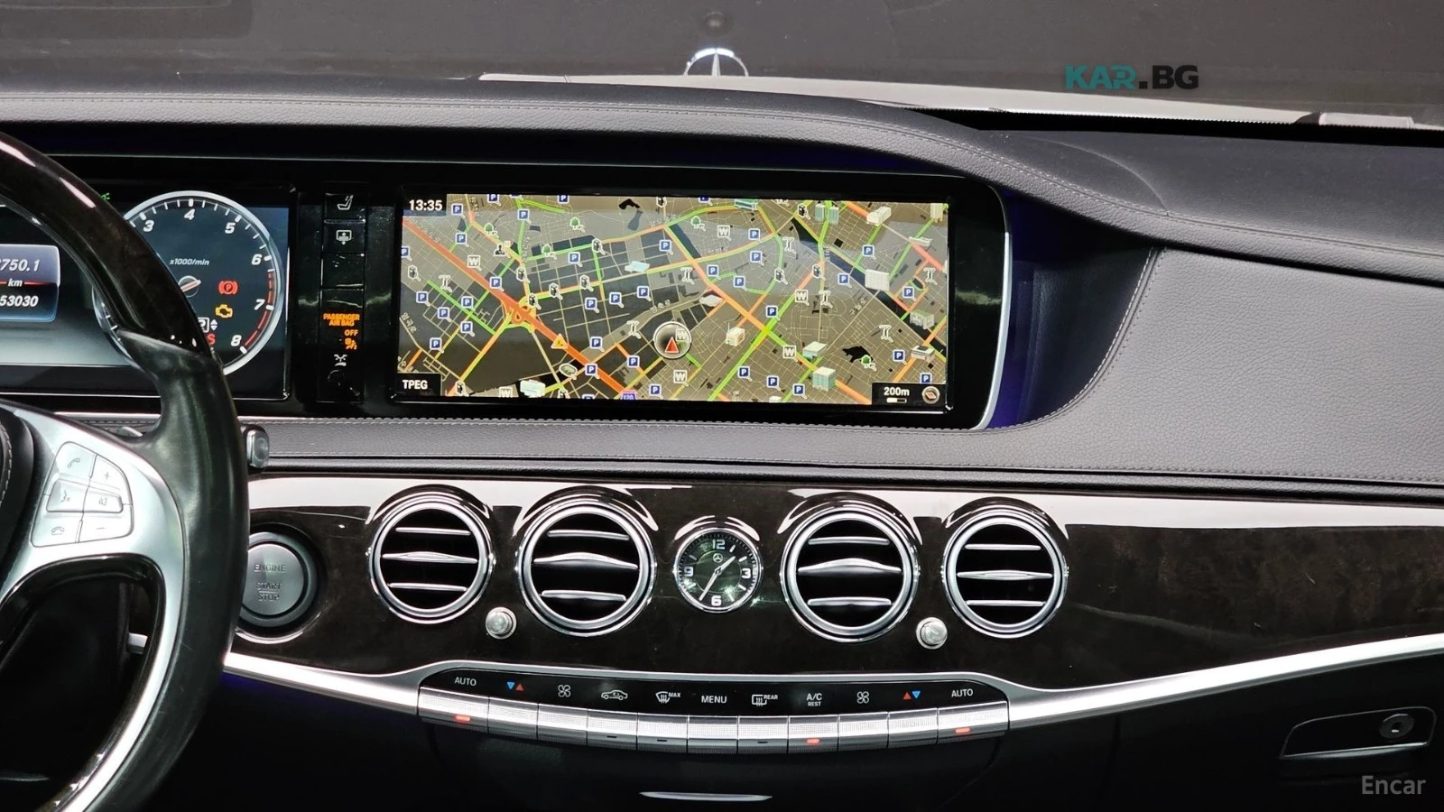 Mercedes-Benz S 400 L* КОЖА* ПОДГРЕВ* ОБДУХВАНЕ* ПАНОРАМА* 360* BURMES, снимка 13 - Автомобили и джипове - 55311629
