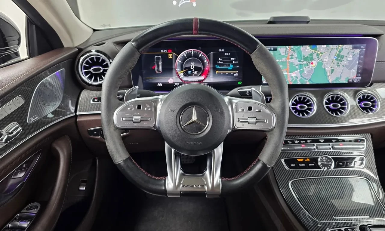 Mercedes-Benz CLS 400 d/АМГ ПАКЕТ/4MATIC/ОБДУХ/ХЕДЪП/ДИСТРОНИК/, снимка 13 - Автомобили и джипове - 55831769