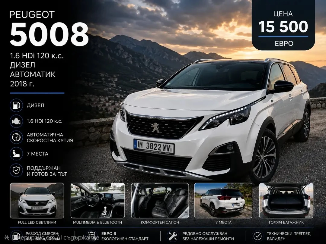 Peugeot 5008 1.6 BlueHDi