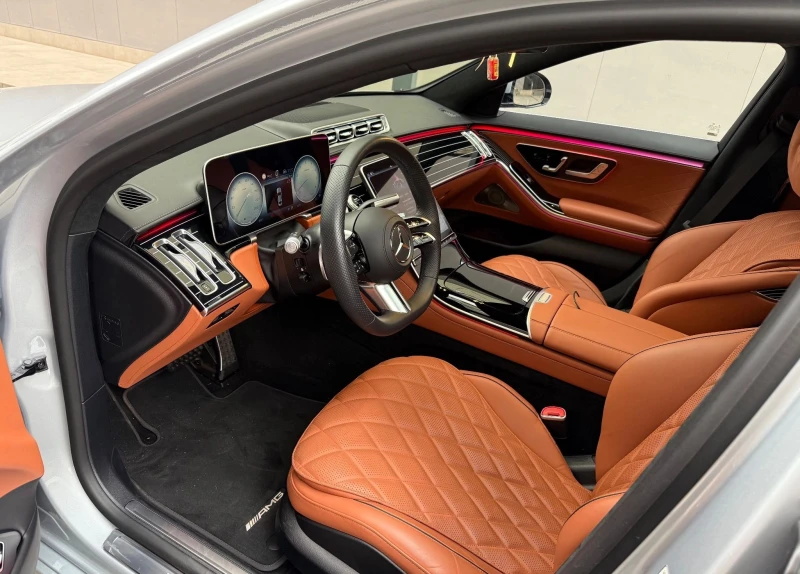 Mercedes-Benz S 500 Long 4Matic AMG-Line, снимка 9 - Автомобили и джипове - 52731505