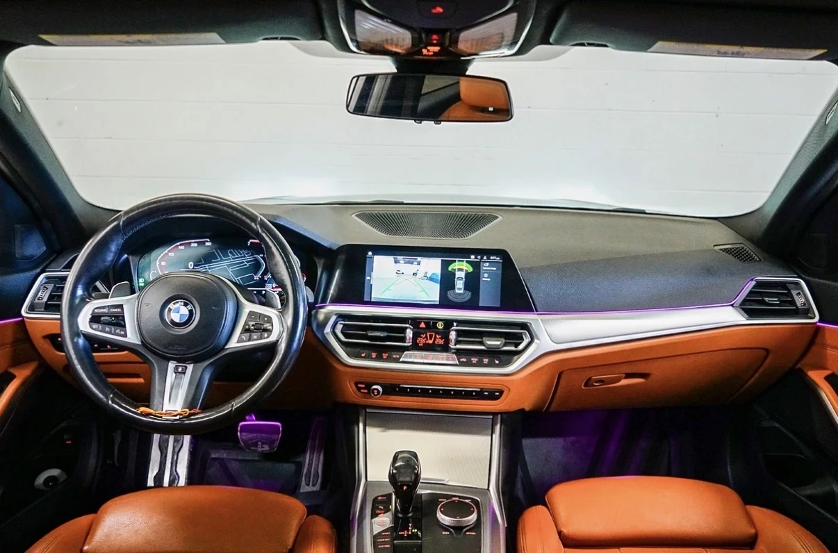 BMW 330 M ПАКЕТ | АМБИЕНТ | БЕЗ ИНЦИДЕНТИ | ПАНОРАМА | , снимка 5 - Автомобили и джипове - 53739533