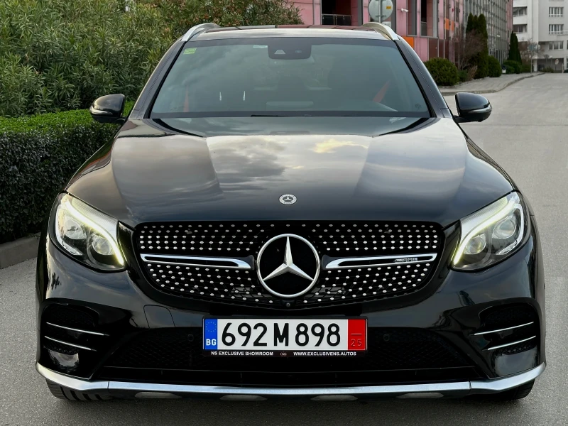 Mercedes-Benz GLC 43 AMG 4MATIC BITURBO ЧЕРВЕНИ КОЛАНИ PANO BURMESTER FULL , снимка 1 - Автомобили и джипове - 49513380