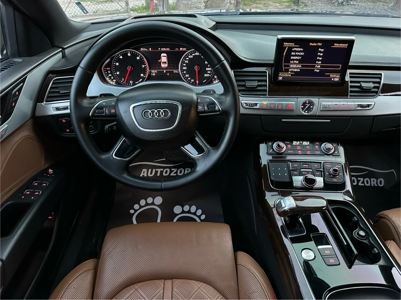 Audi A8 5.0TFSI* MATRIX* LONG* ВАКУМ* HEAD UP* EXCLUSIVE*  - изображение 9
