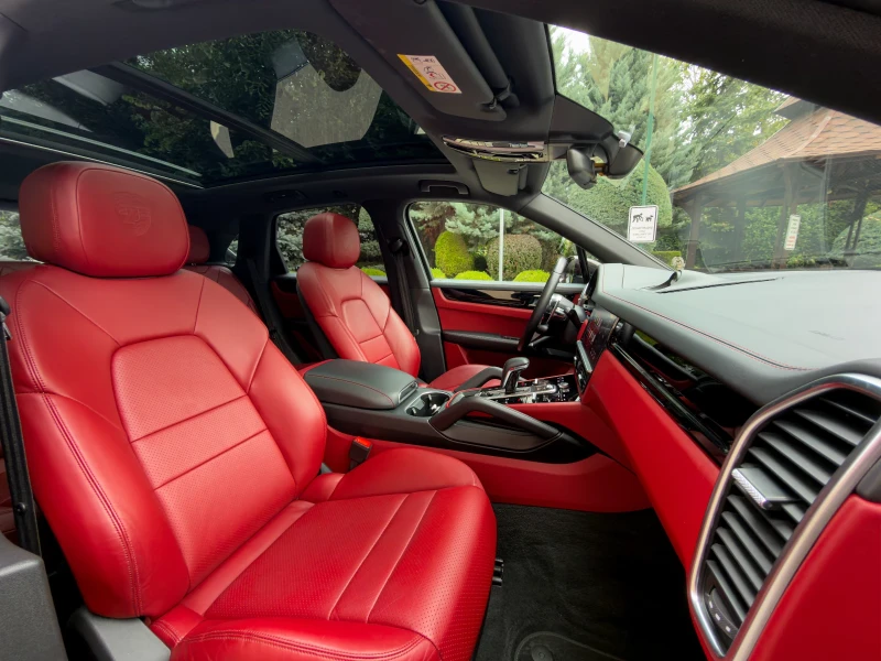 Porsche Cayenne E-HYBRID* 53000* RED* ЛИЗИНГ, снимка 11 - Автомобили и джипове - 51938502
