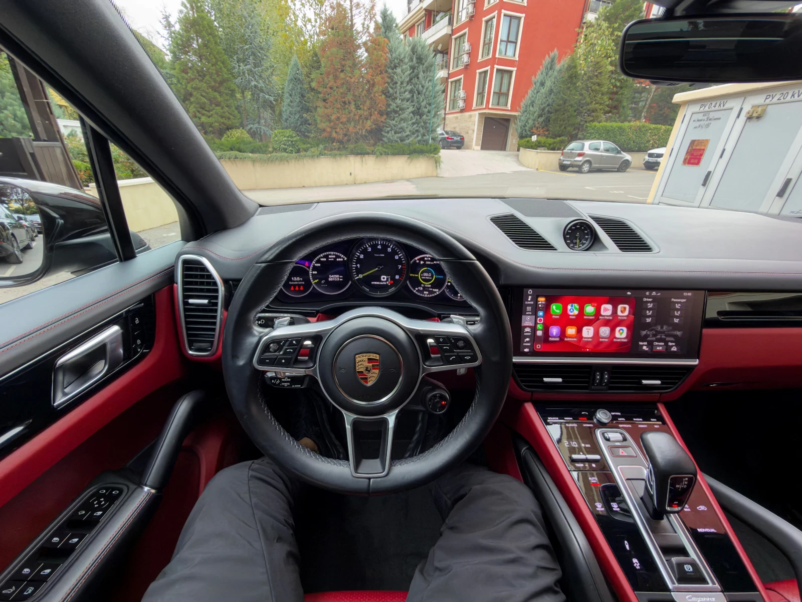 Porsche Cayenne E-HYBRID* 53000* RED*  | Mobile.bg   13