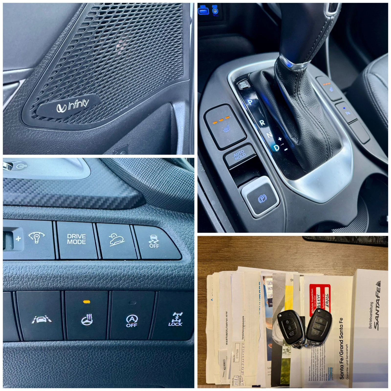 Hyundai Santa fe ::STYLE::4X4::FACELIFT::1 собственик, снимка 15 - Автомобили и джипове - 53894307