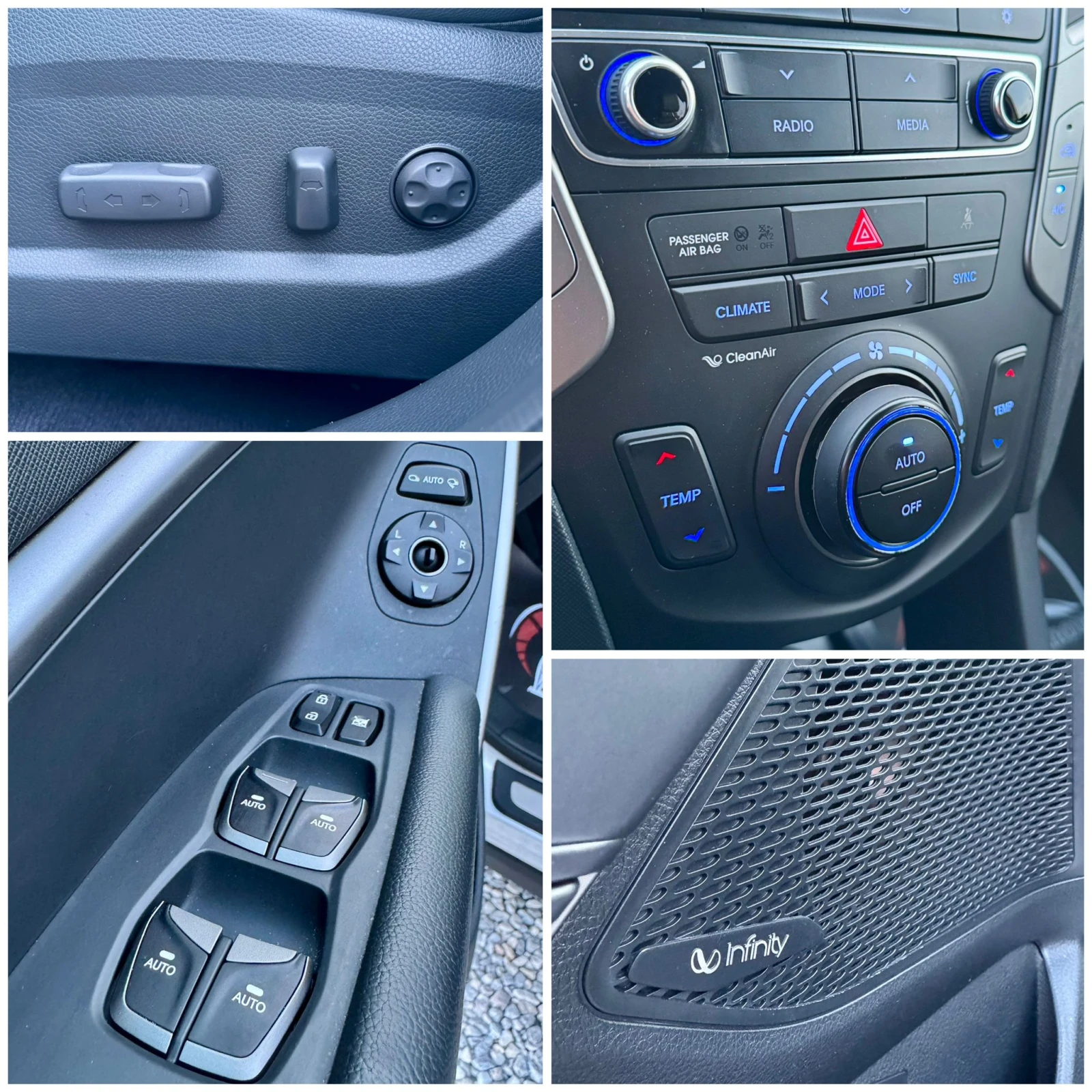 Hyundai Santa fe ::STYLE::4X4::FACELIFT::1 собственик, снимка 14 - Автомобили и джипове - 53894307