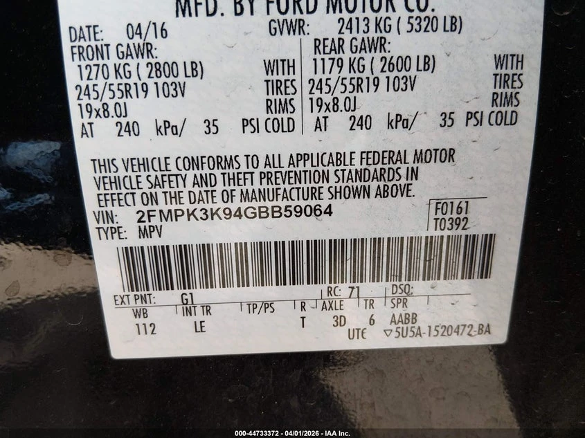 Ford Edge 2.0l Titanium, снимка 9 - Автомобили и джипове - 54180192