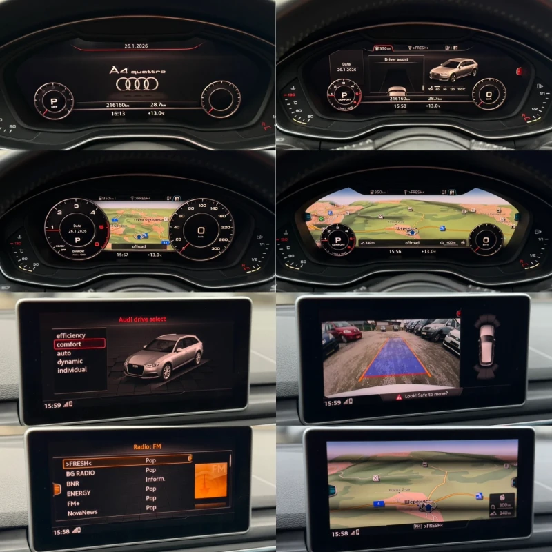 Audi A4 2.0TDI 190кс Quattro 3xS-LINE ДИГИТАЛ АМБИЕНТ , снимка 16 - Автомобили и джипове - 53246572