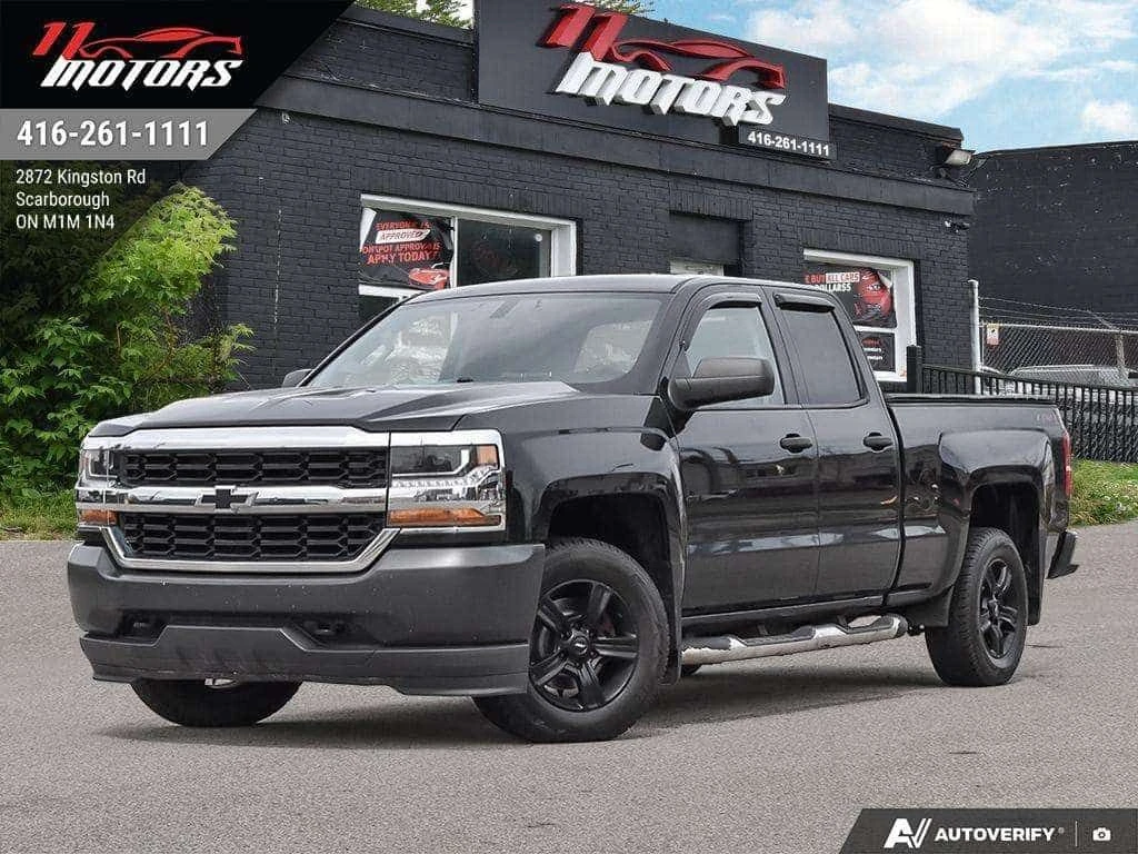 Chevrolet Silverado * 4x4 Double Cab Work Truck | LOW KMS | NO ACCIDEN