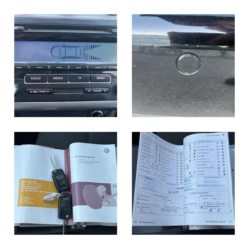 VW Touran FACE 1.9TDI 105кс 6 ск ПОДГРЕВ КЛИМАTРОНИК , снимка 15 - Автомобили и джипове - 55748195