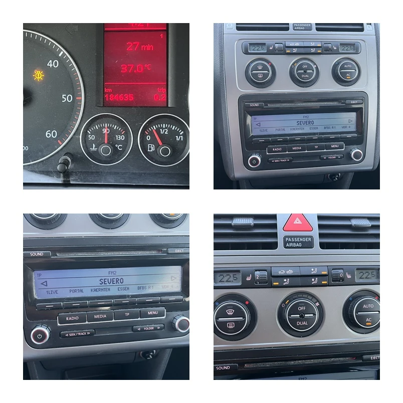 VW Touran FACE 1.9TDI 105кс 6 ск ПОДГРЕВ КЛИМАTРОНИК , снимка 13 - Автомобили и джипове - 55748195
