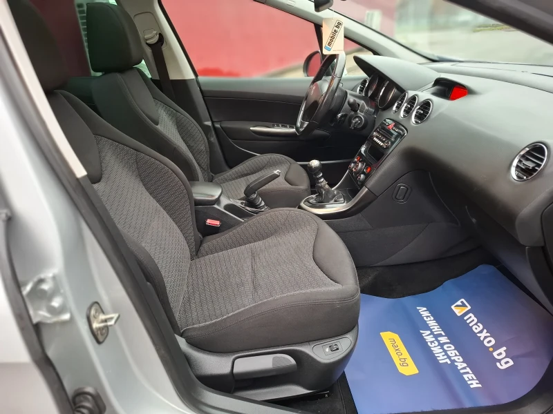 Peugeot 308 2.0HDI 150hp * EURO 5 * КЛИМАТРОНИК * ПАНОРАМА * , снимка 14 - Автомобили и джипове - 52564856