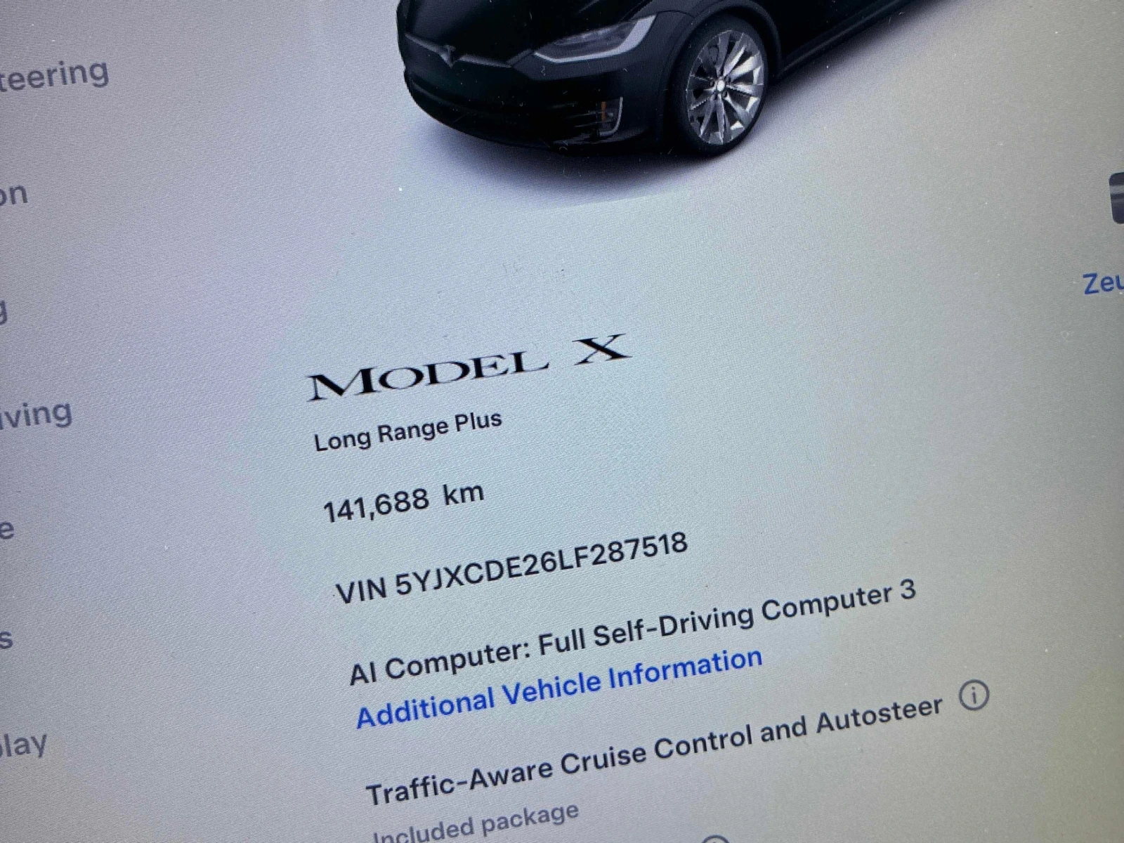 Tesla Model X Long Range | CARFAX | АВТОФИНАНСИРАНЕ, снимка 13 - Автомобили и джипове - 55892619