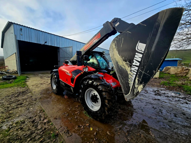 Телескопичен товарач Manitou MLT 733-115, снимка 3 - Селскостопанска техника - 52820567