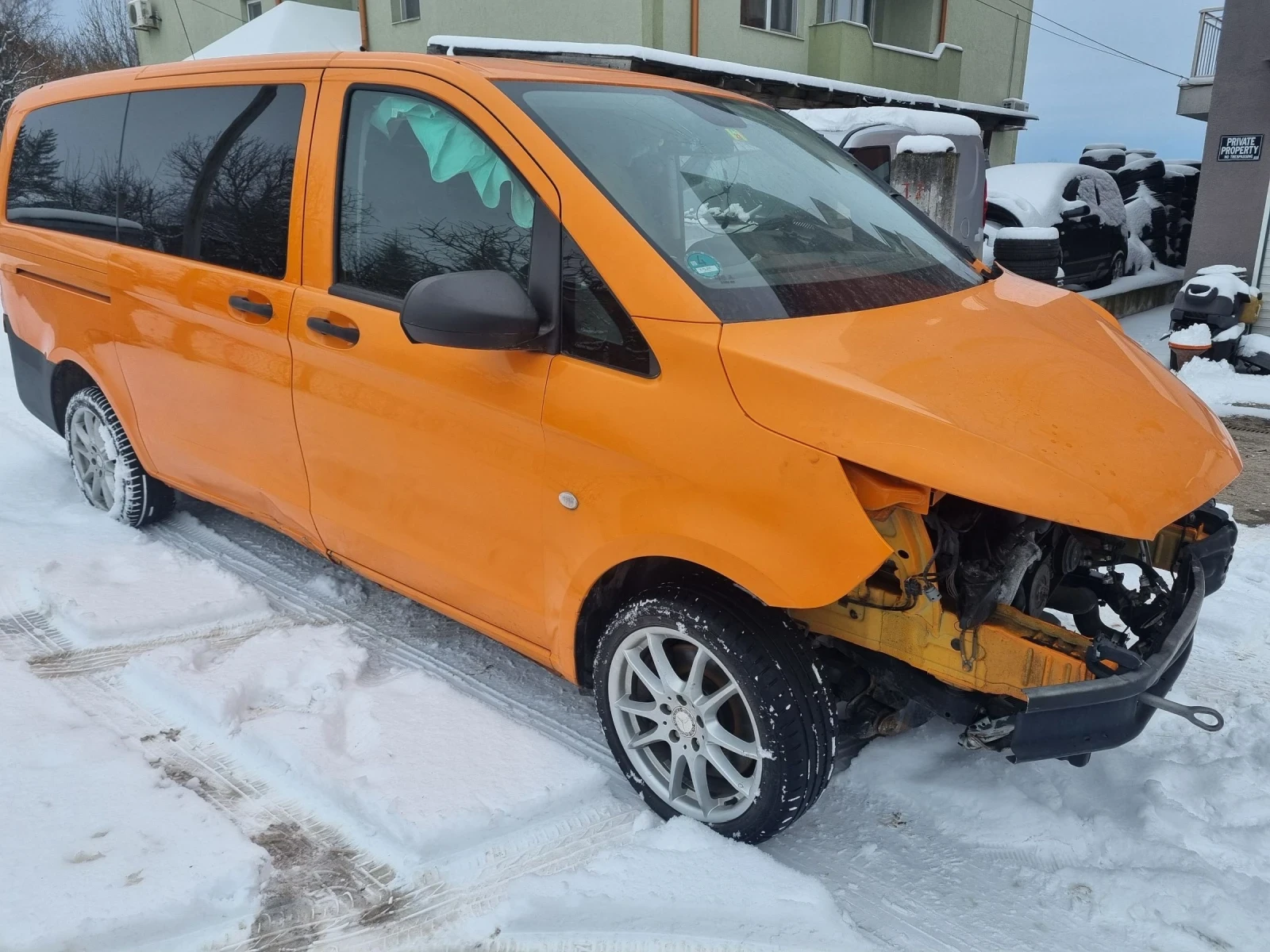 Mercedes-Benz Vito 4x4 220цди 170коня 9 седалки Бракувана   - изображение 6