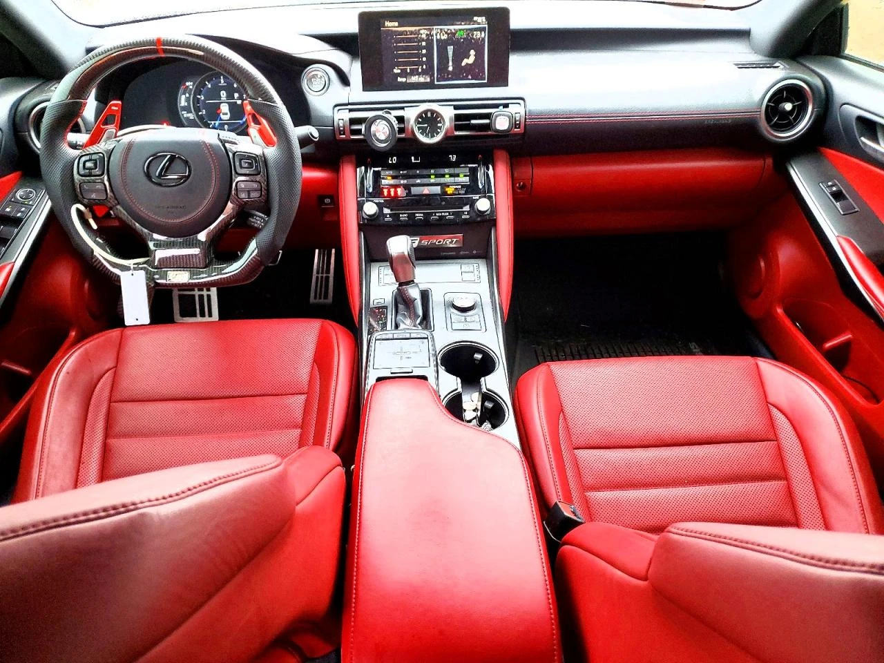 Lexus IS 350 FSPORT* ПОДГРЕВ* ОБДУХ* КАМЕРА* KEYLESS* , снимка 7 - Автомобили и джипове - 55559925