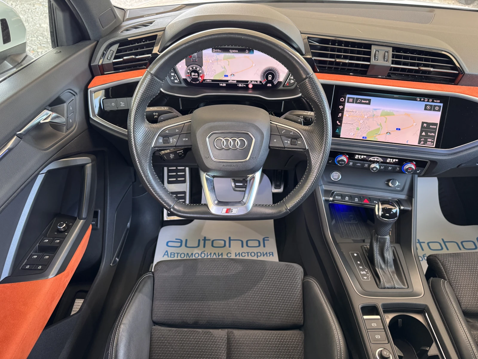 Audi Q3 Sline/40ТFSI/190k.c./7AT/QUATTRO, снимка 11 - Автомобили и джипове - 55191188