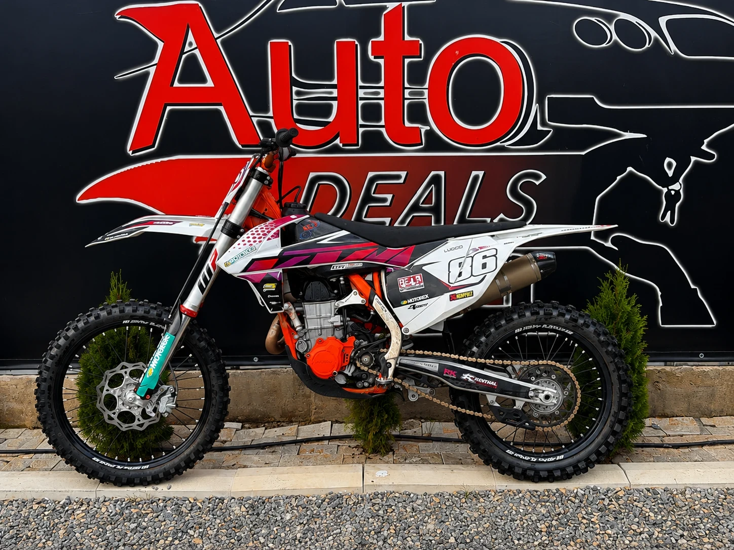 Ktm SX-F 450CC| НАПЪЛНО ОБСЛУЖЕН| ЛИЗИНГ, снимка 2 - Мотоциклети и мототехника - 55083306